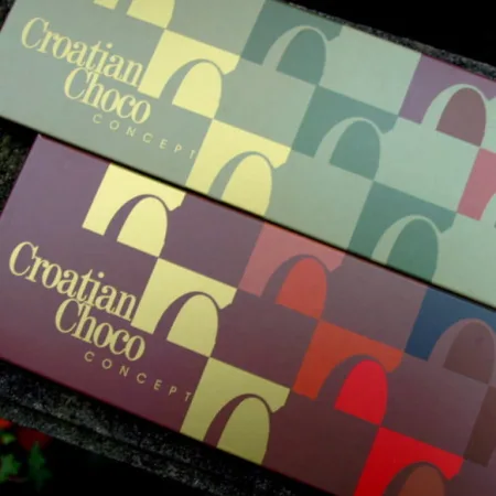 Čokolada Croatian Choco Concept – kolekcija, 2 × 100g