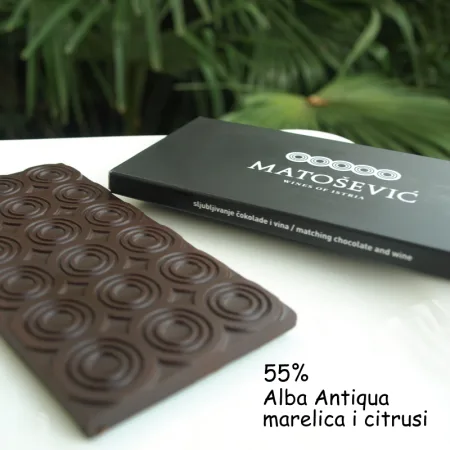 Čokolada Matošević – Alba Antiqua, marelica i citrusi, 90g