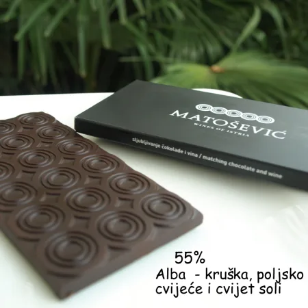Čokolada Matošević – Alba, kruška i cvijet soli, 90g
